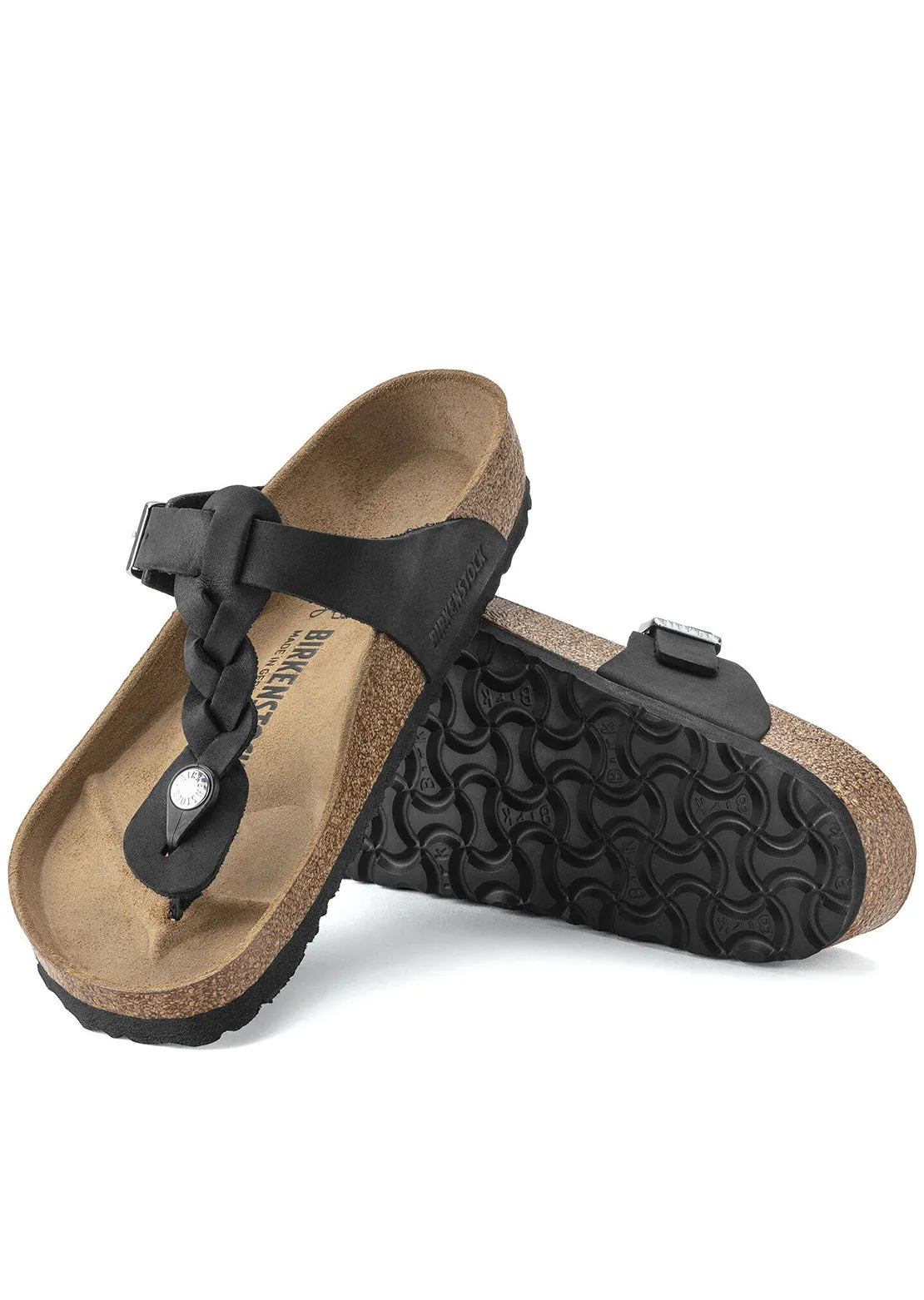 Birkenstock Women's Gizeh Braid Oiled Leather Regular Sandals sold by Prfo product image thumbnail 5