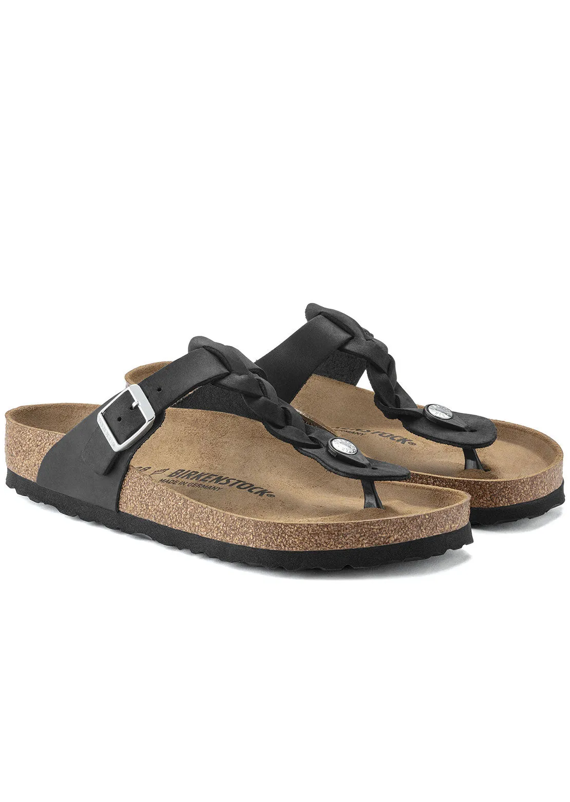 Birkenstock Women's Gizeh Braid Oiled Leather Regular Sandals sold by Prfo product image thumbnail 3