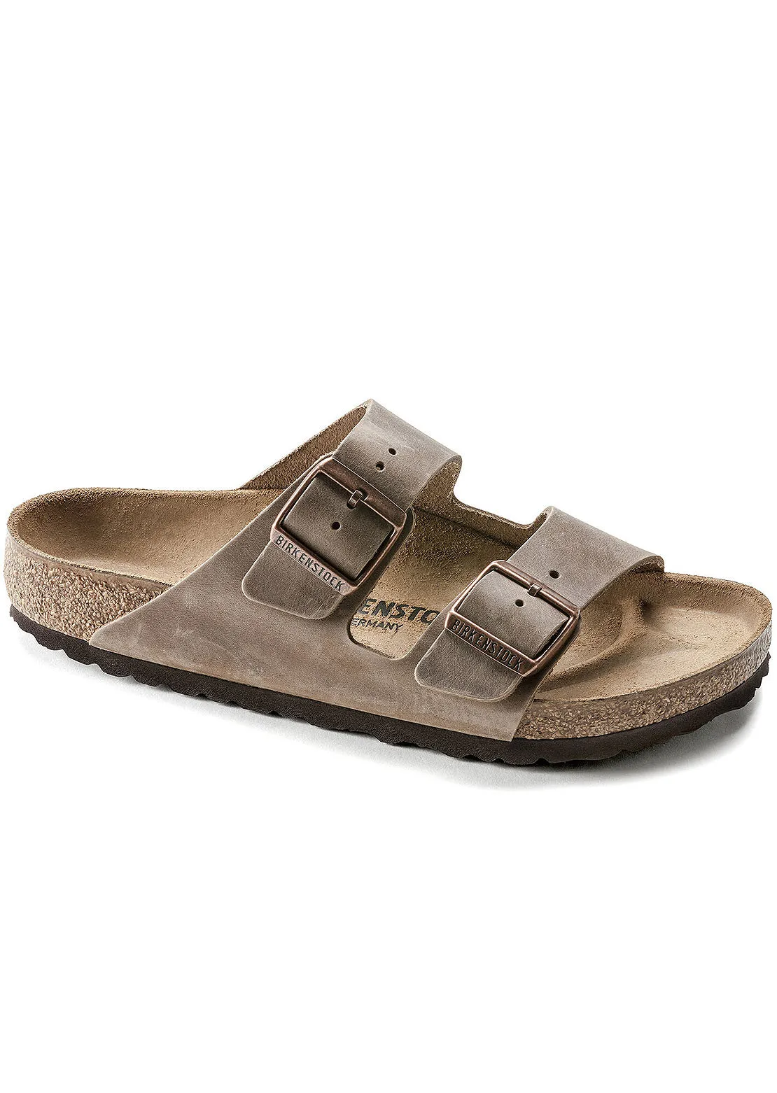 Birkenstock Unisex Arizona Oiled Leather Regular Sandals sold by Prfo