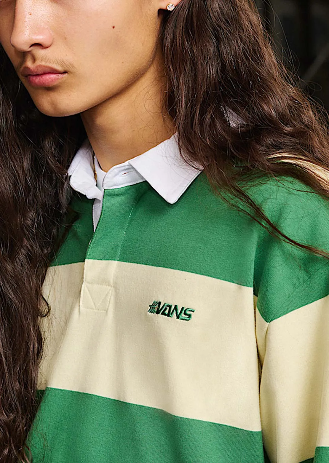 Vans Men's Ward Stripe Rugby Knit Longsleeve sold by Prfo product image thumbnail 4