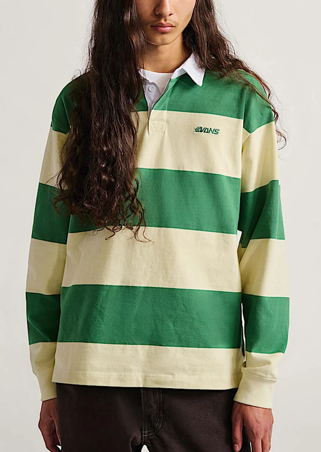 Vans Men's Ward Stripe Rugby Knit Longsleeve sold by Prfo product image thumbnail 2