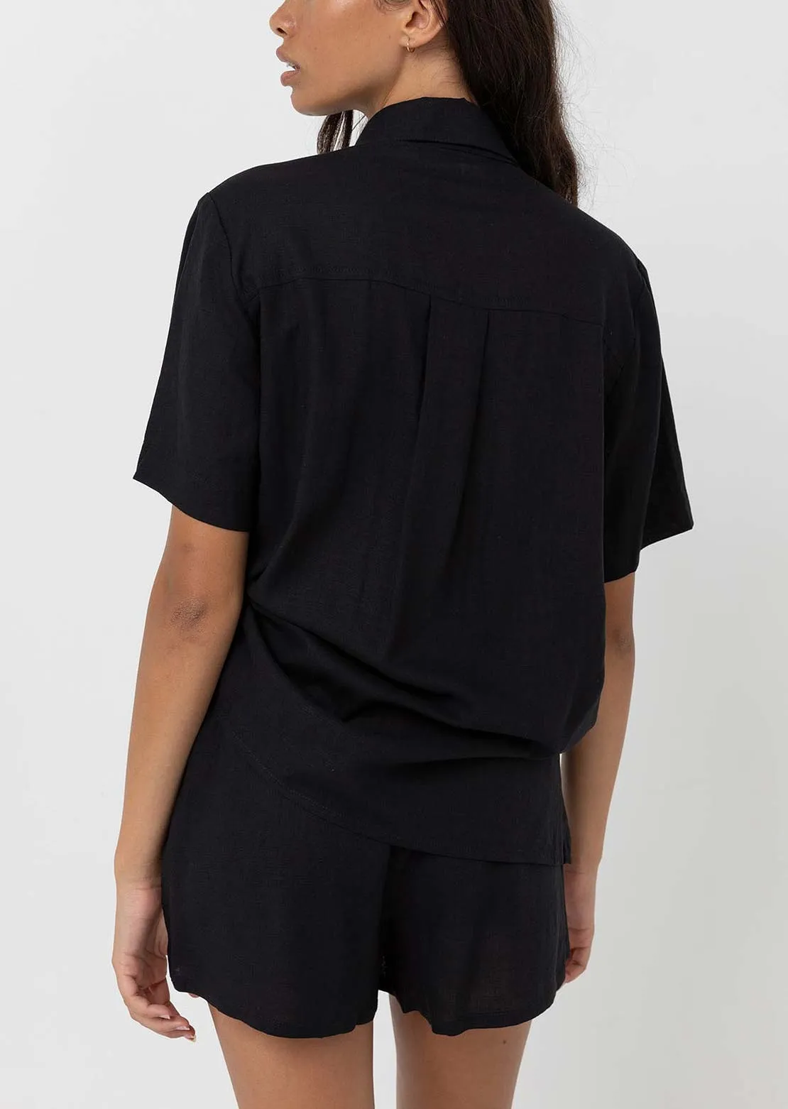 Rhythm Women's Classic Lounge Button Up Shirt sold by Prfo product image thumbnail 2