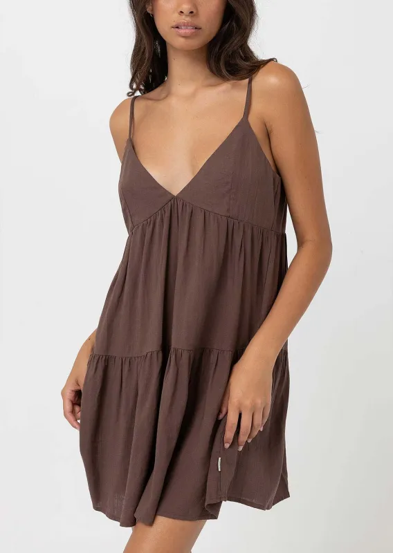 Rhythm Women's Classic Tiered Mini Dress sold by Prfo