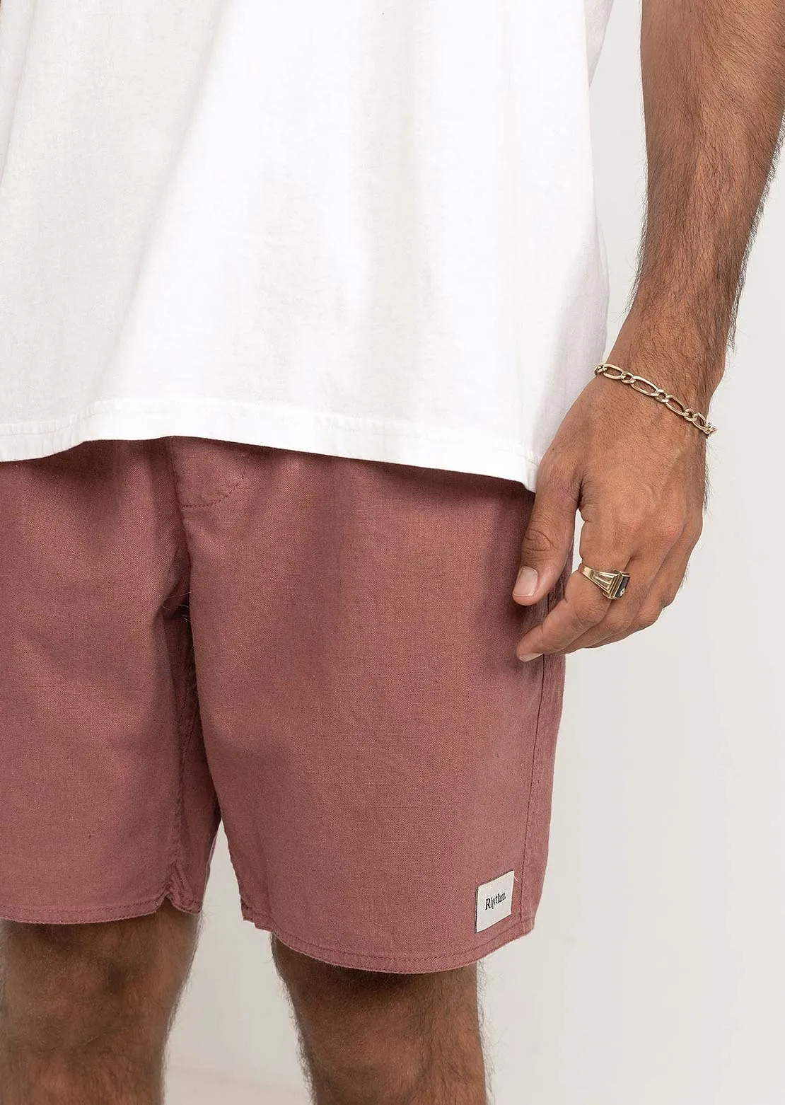 Rhythm Men's Classic Linen Jam Shorts sold by Prfo product image thumbnail 5