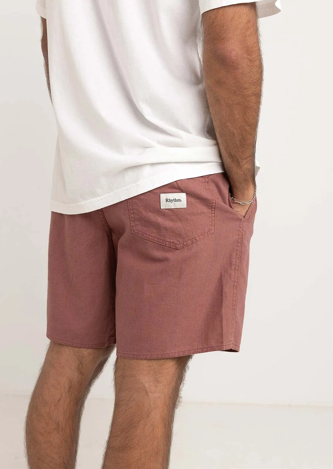 Rhythm Men's Classic Linen Jam Shorts sold by Prfo product image thumbnail 3