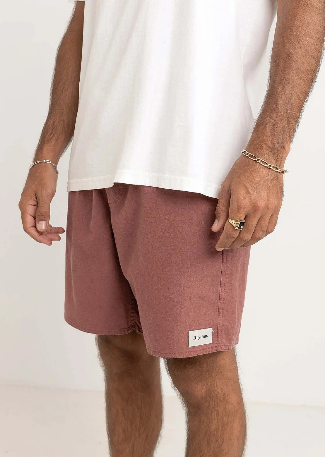 Rhythm Men's Classic Linen Jam Shorts sold by Prfo product image thumbnail 2