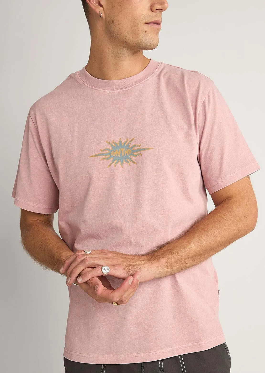 Rhythm Men's Flame Printed Vintage T-Shirt sold by Prfo product image thumbnail 2