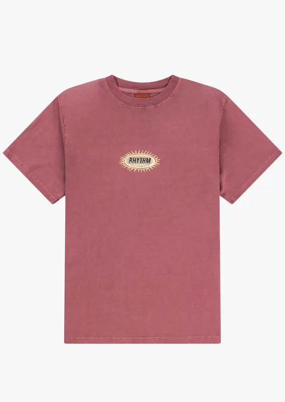 Rhythm Men's Ellipse Sun T-Shirt made by Rhythm.