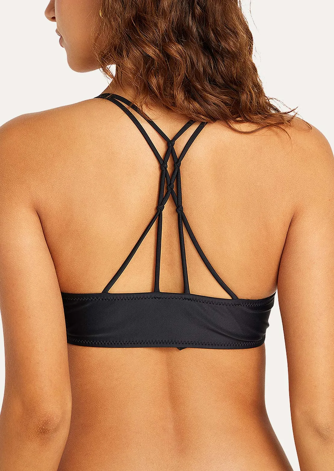 Volcom Women's Simply Solid V Neck Crop Top sold by Prfo product image thumbnail 2