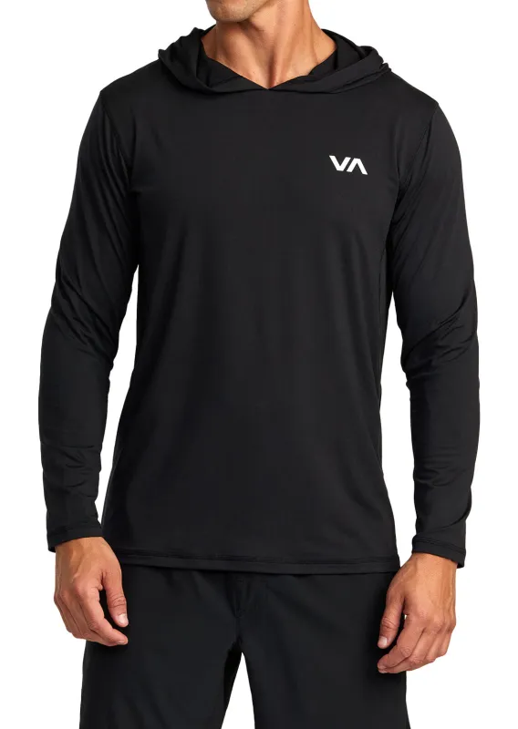 RVCA Men's Sport Vent Long Sleeve Hood sold by Prfo