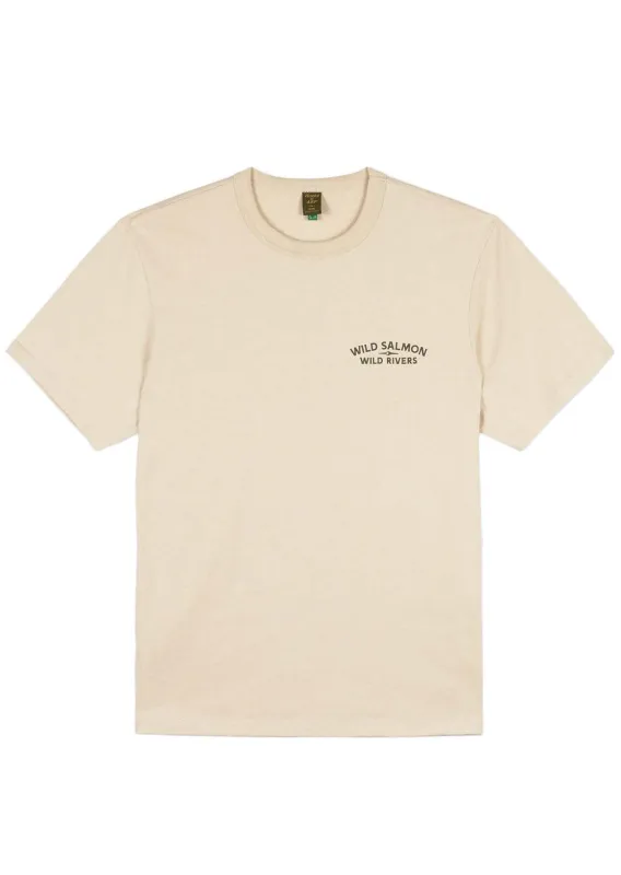 Hooké Men's Wild Salmon Wild Rivers T-Shirt sold by Prfo