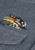 Hooké Men's Salmon Fly Button Up Shirt sold by Prfo