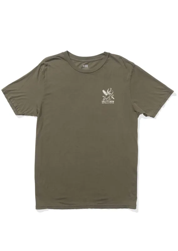 Salty Crew Men's Pocket Knife Vintage T-Shirt sold by Prfo