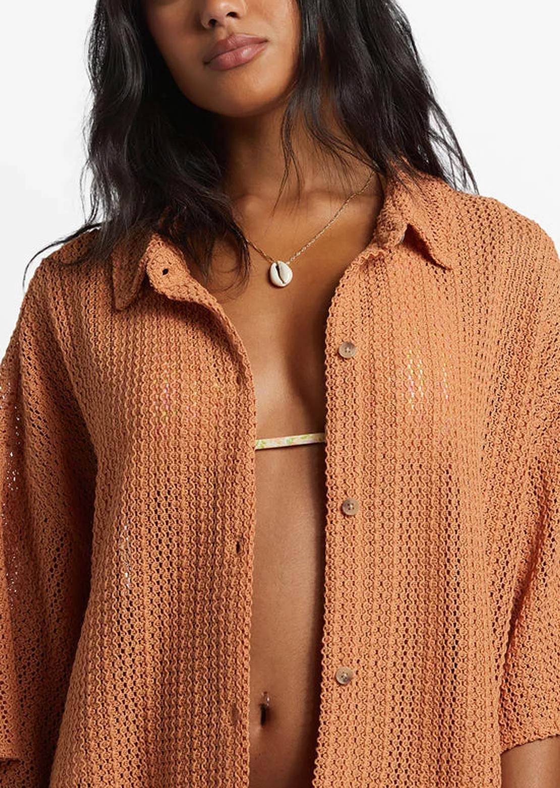 Billabong Women's Largo Overshirt Button Up Shirt sold by Prfo product image thumbnail 4