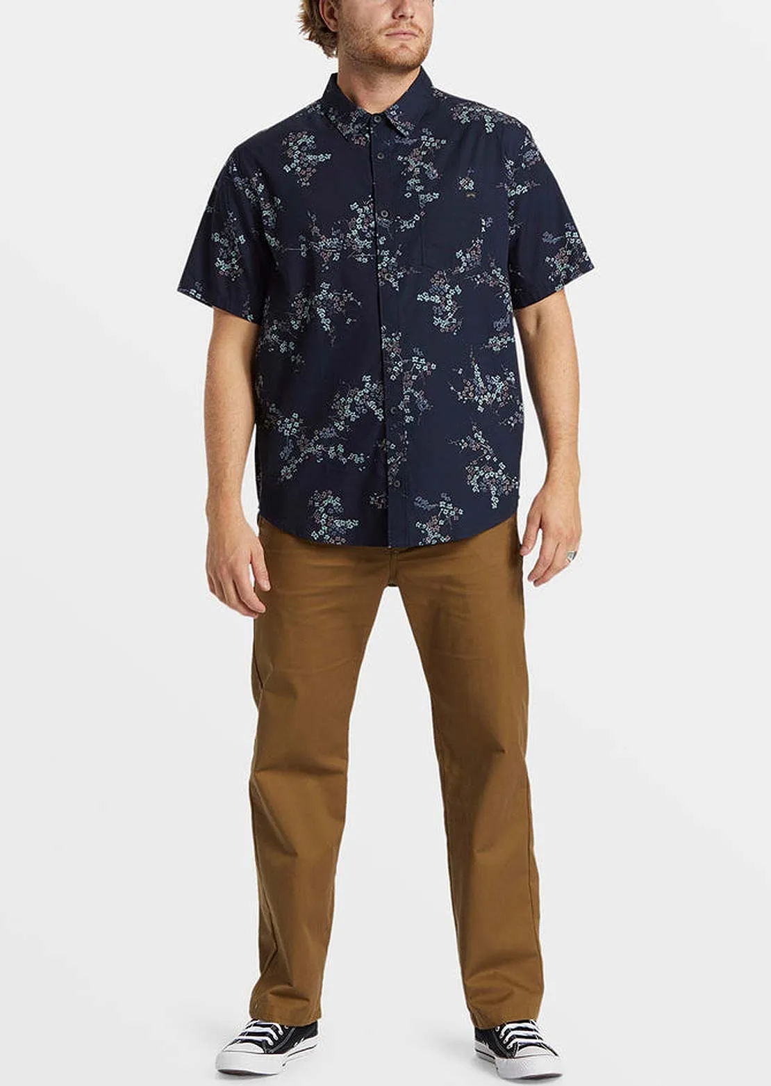 Billabong Men's Sundays Mini Button Up Shirt sold by Prfo product image thumbnail 4