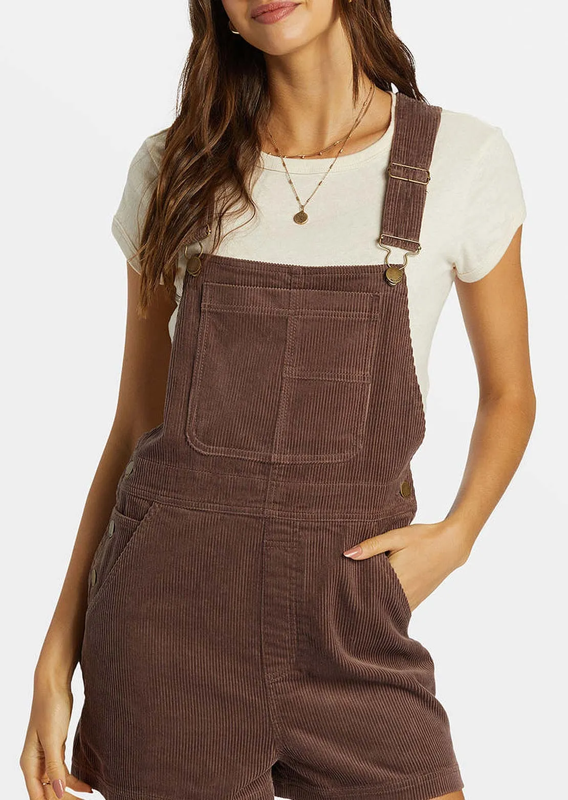 Billabong Women's Sand Canyon Shortall Cord Shorts sold by Prfo product image thumbnail 5