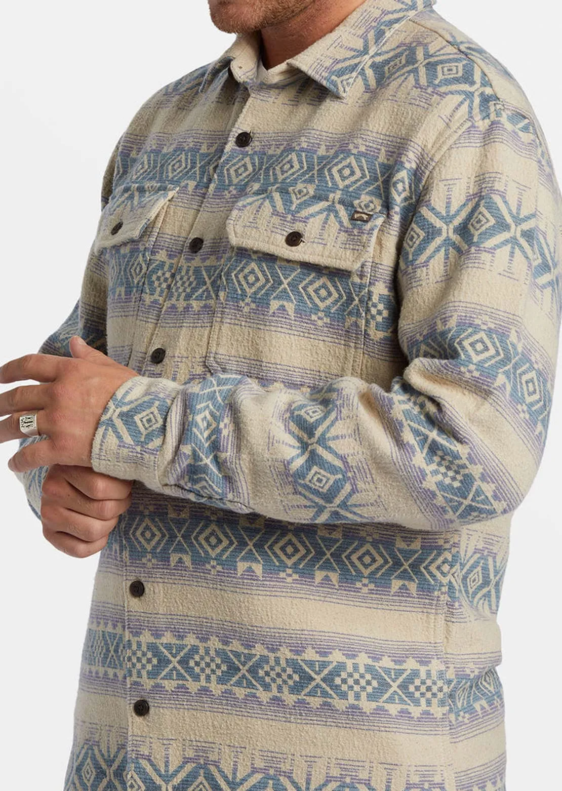 Billabong Men's Offshore Jacquard Flannel Button Up Shirts sold by Prfo product image thumbnail 5