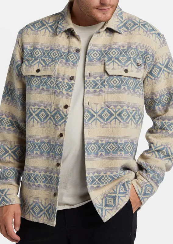 Billabong Men's Offshore Jacquard Flannel Button Up Shirts sold by Prfo