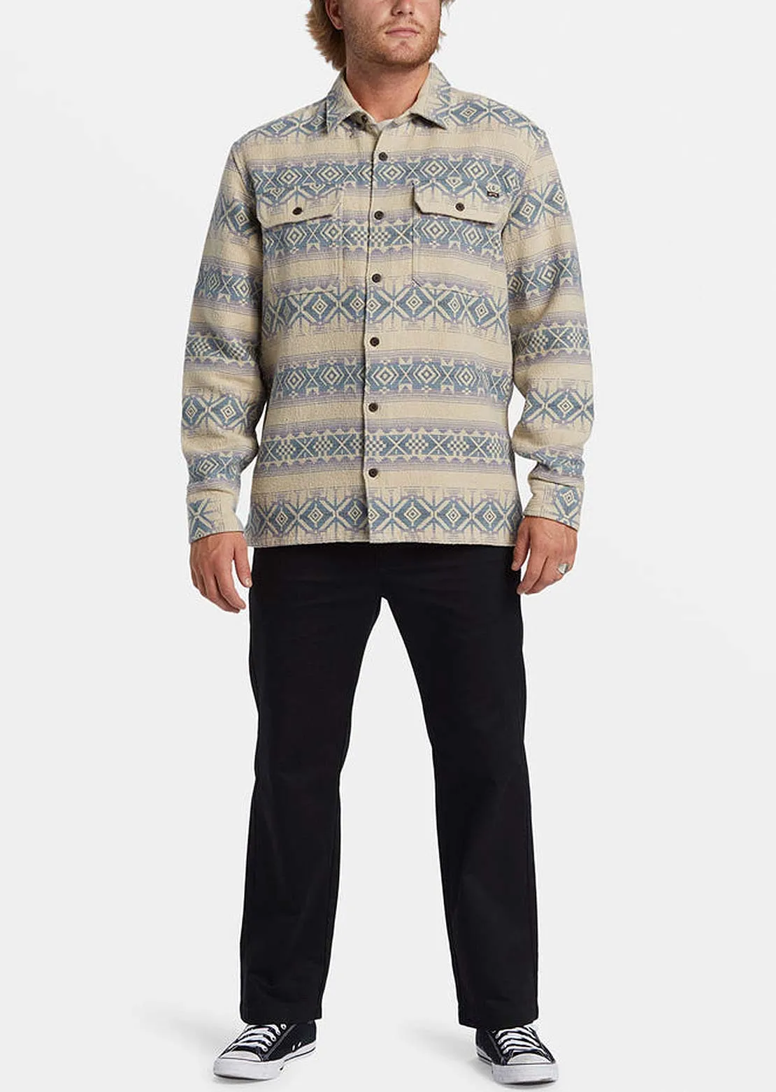 Billabong Men's Offshore Jacquard Flannel Button Up Shirts sold by Prfo product image thumbnail 4