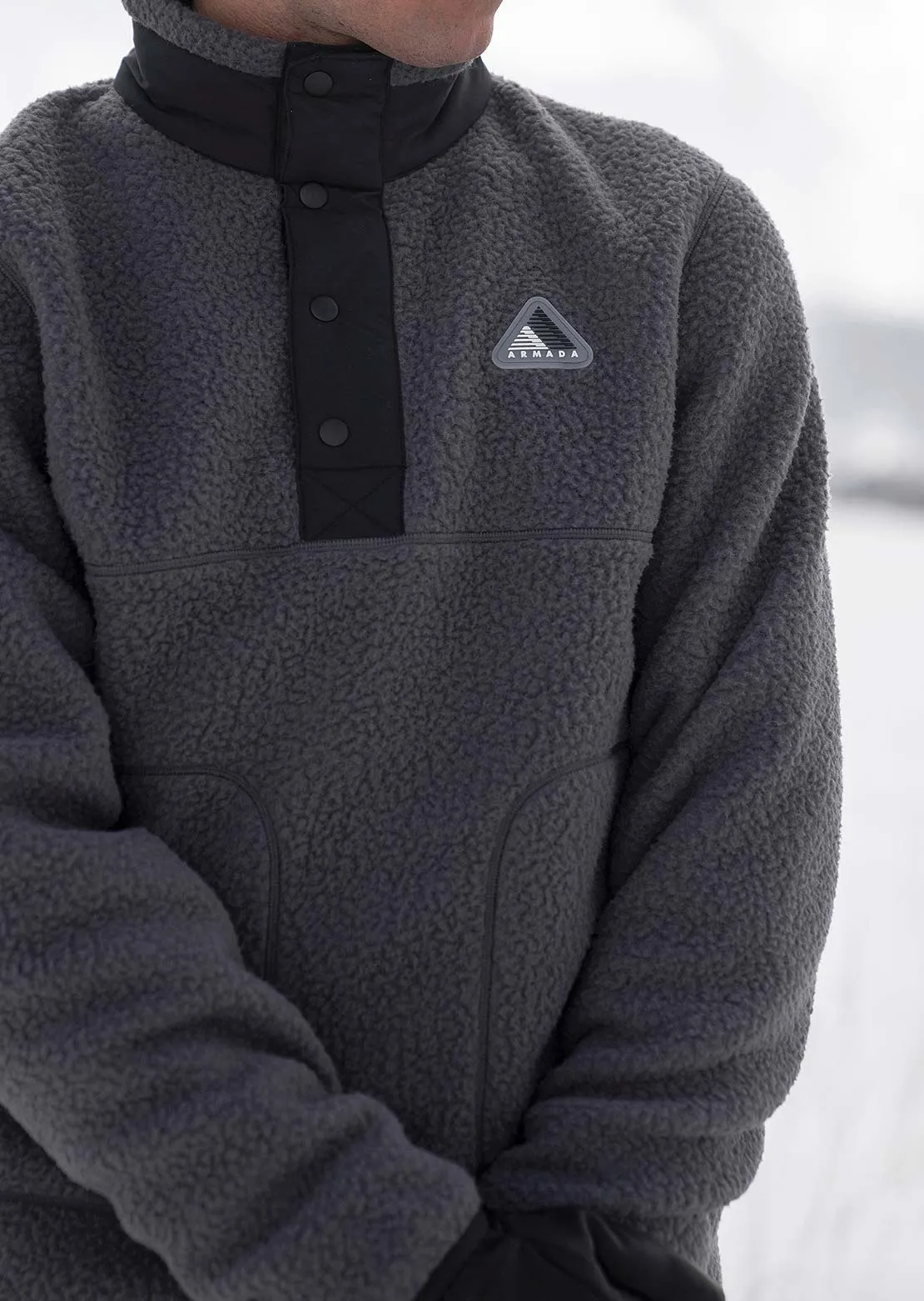 Armada Men's Kenlem Fleece Popover sold by Prfo product image thumbnail 4