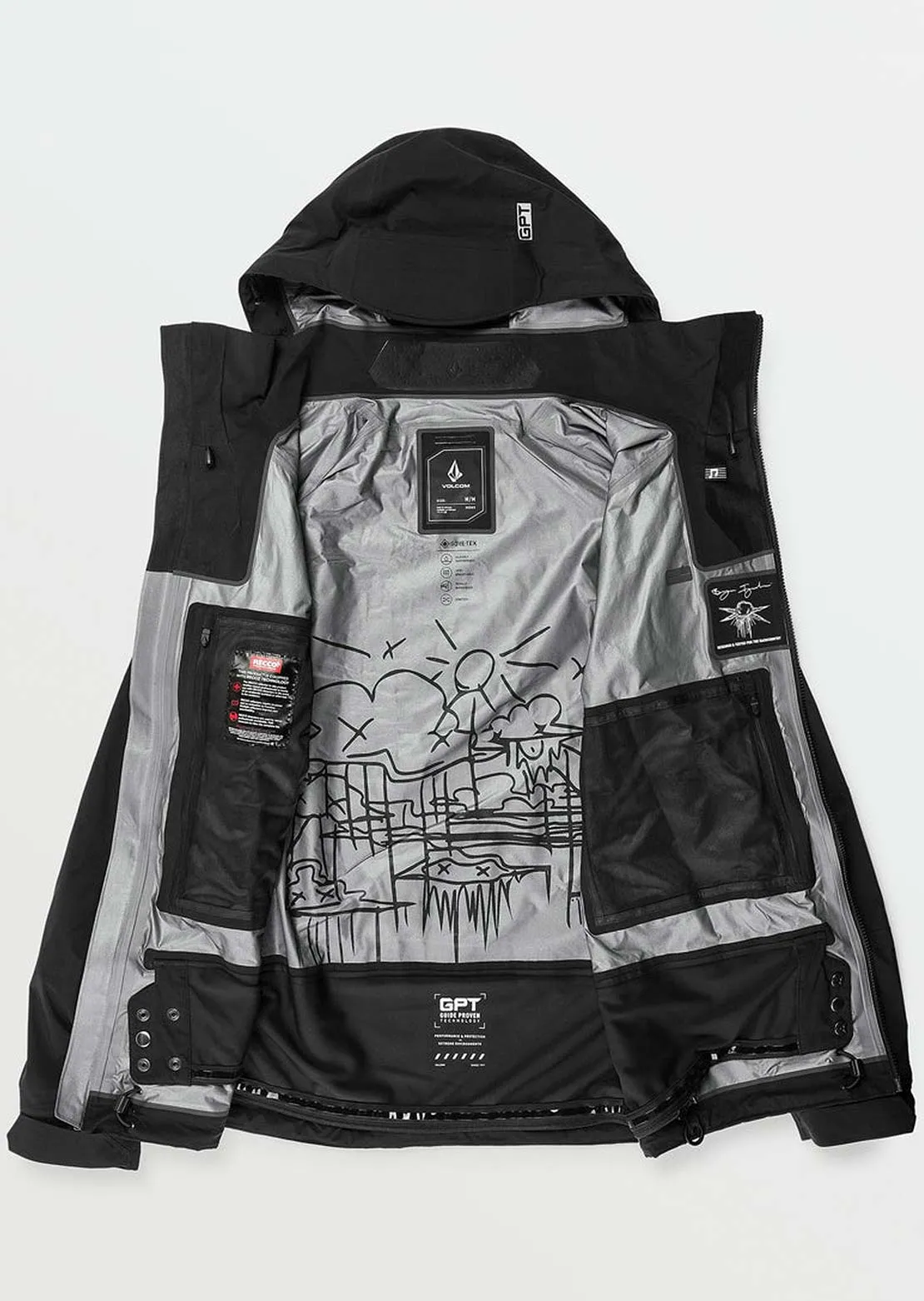 Volcom Men's Guch Stretch Gore Jacket sold by Prfo product image thumbnail 3