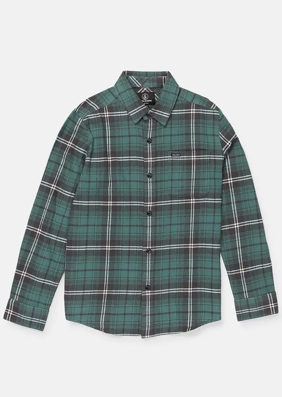 Volcom Junior BB Caden Plaid Button Up Shirts sold by Prfo