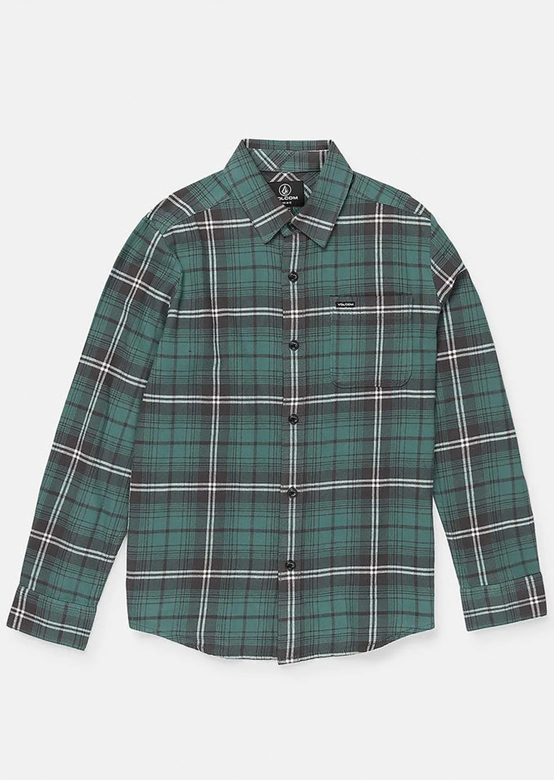 Volcom Junior BB Caden Plaid Button Up Shirts sold by Prfo