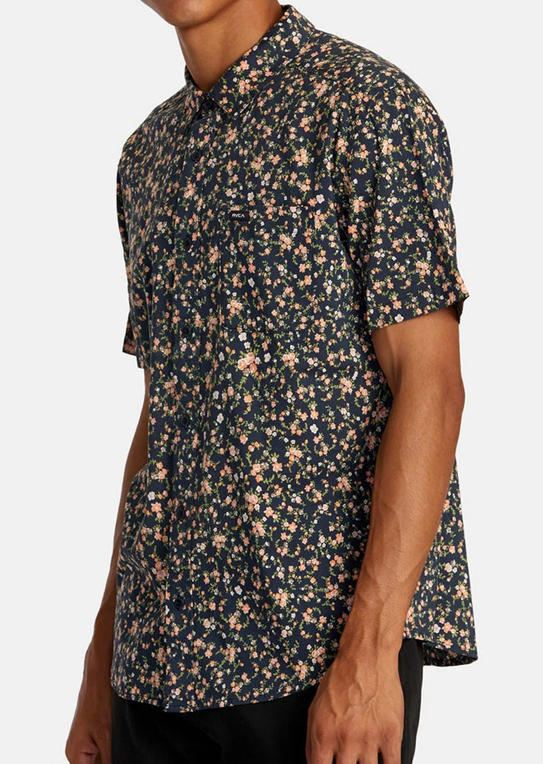 RVCA Men’s Botanical Short Sleeve Button-Up Shirt sold by Prfo product image thumbnail 2