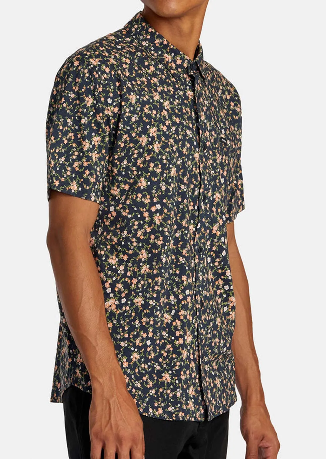 RVCA Men’s Botanical Short Sleeve Button-Up Shirt sold by Prfo product image thumbnail 3