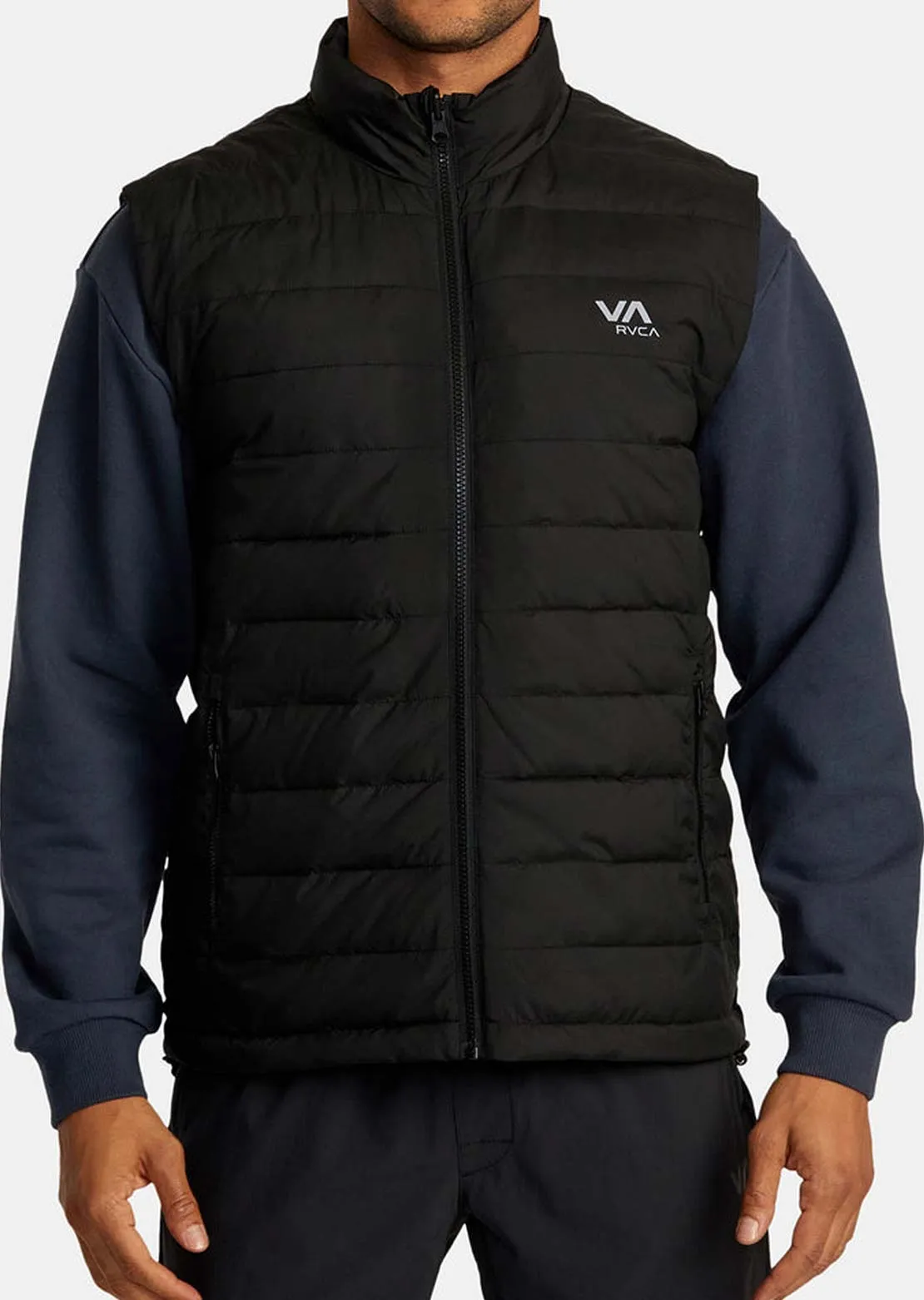 RVCA Men’s Reversible Puffer Vest sold by Prfo