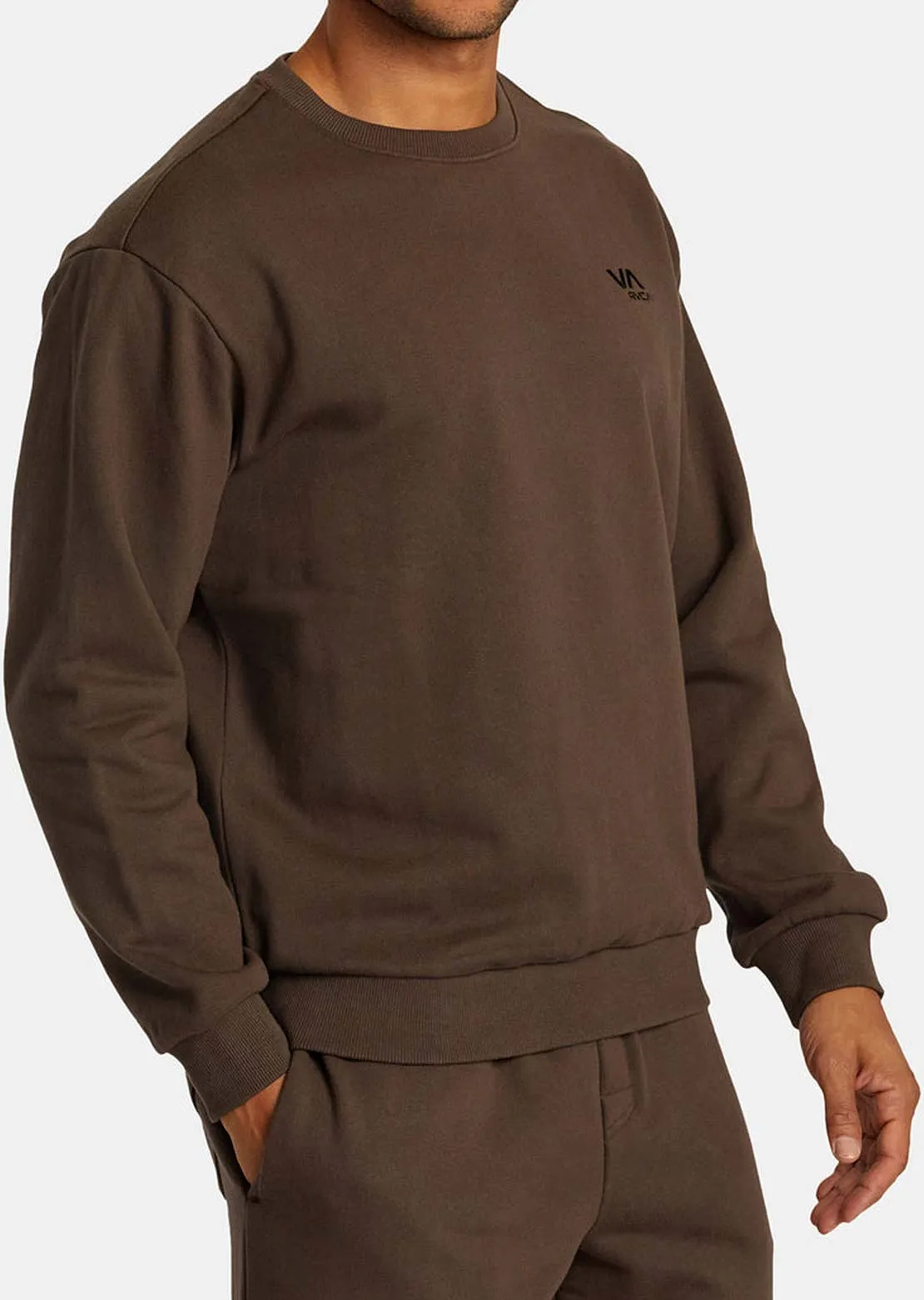 RVCA Men's VA Essential Crew Long Sleeve sold by Prfo product image thumbnail 3