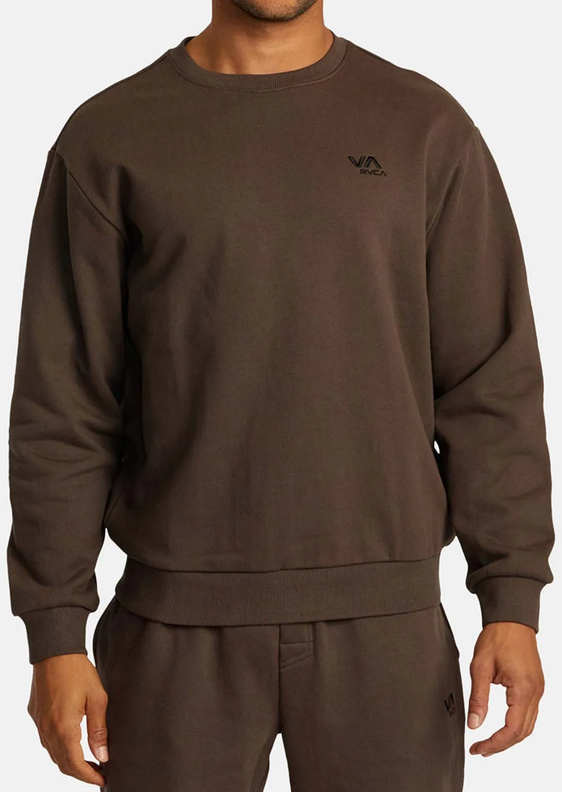 RVCA Men's VA Essential Crew Long Sleeve sold by Prfo