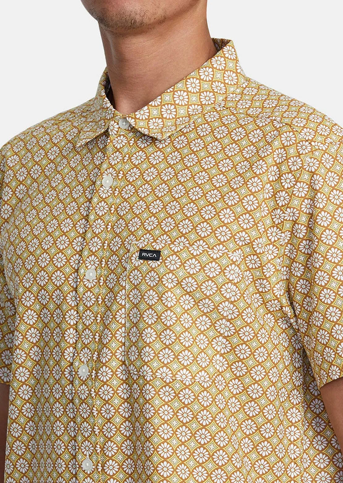 RVCA Men’s Vacationist Short Sleeve Shirt sold by Prfo product image thumbnail 5