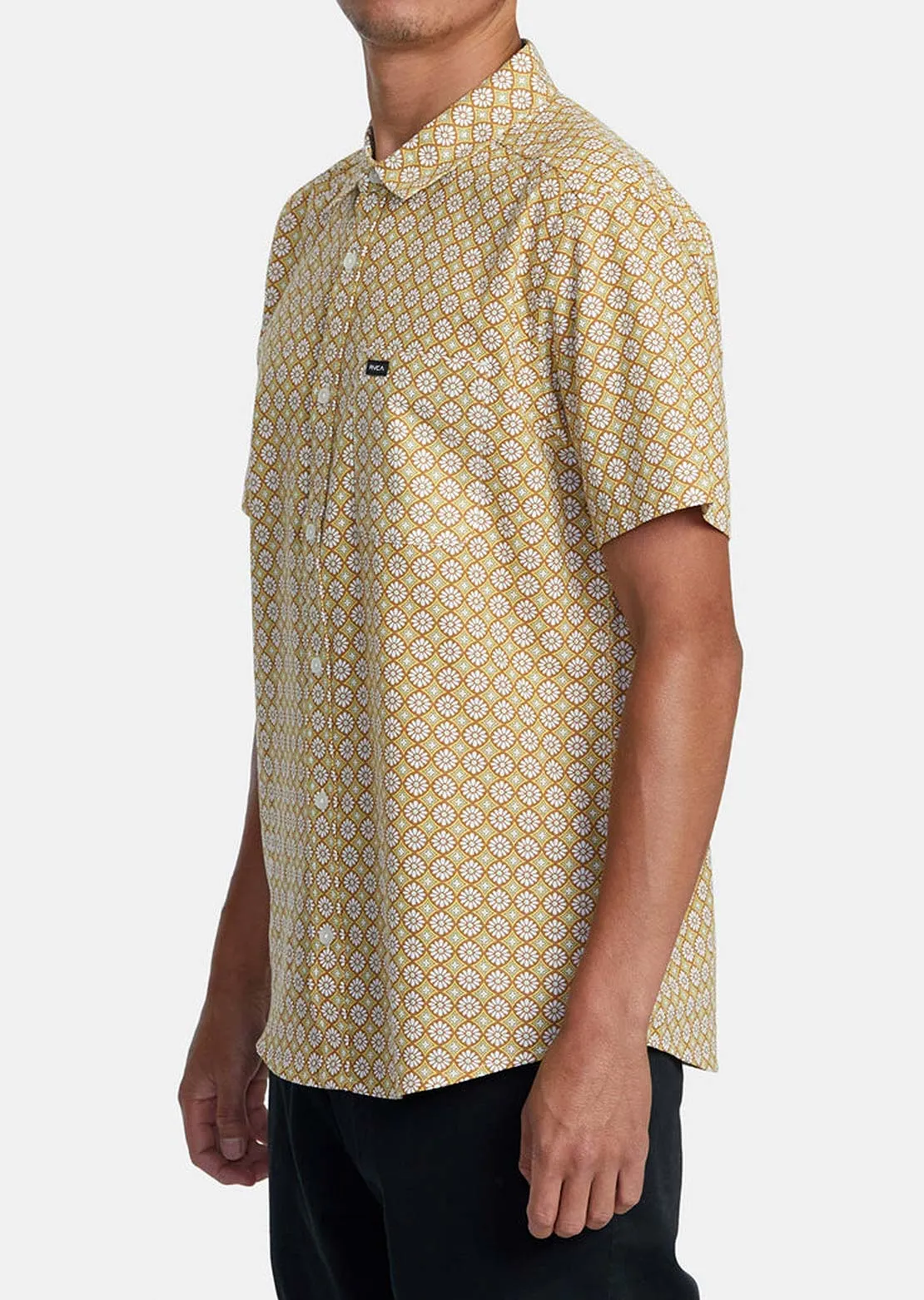 RVCA Men’s Vacationist Short Sleeve Shirt sold by Prfo product image thumbnail 3