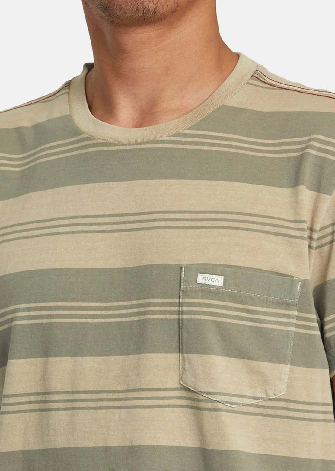 RVCA Men’s PTC Stripe Short Sleeve Knit Tee sold by Prfo product image thumbnail 5