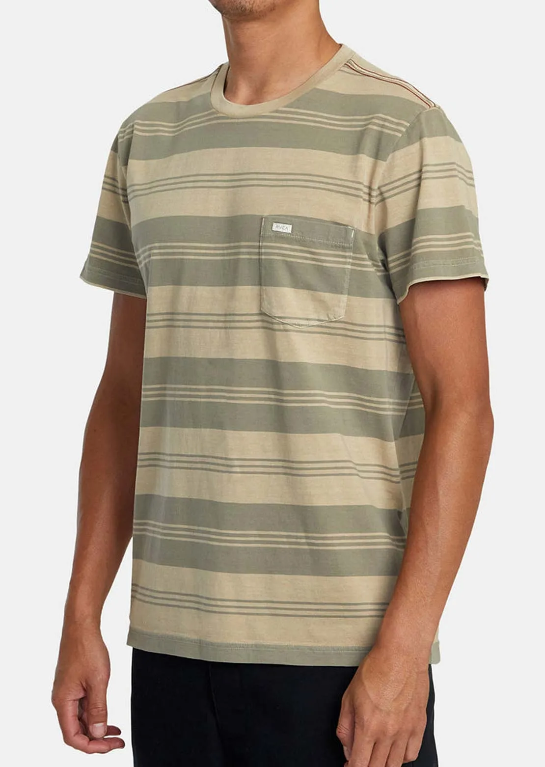 RVCA Men’s PTC Stripe Short Sleeve Knit Tee sold by Prfo product image thumbnail 3