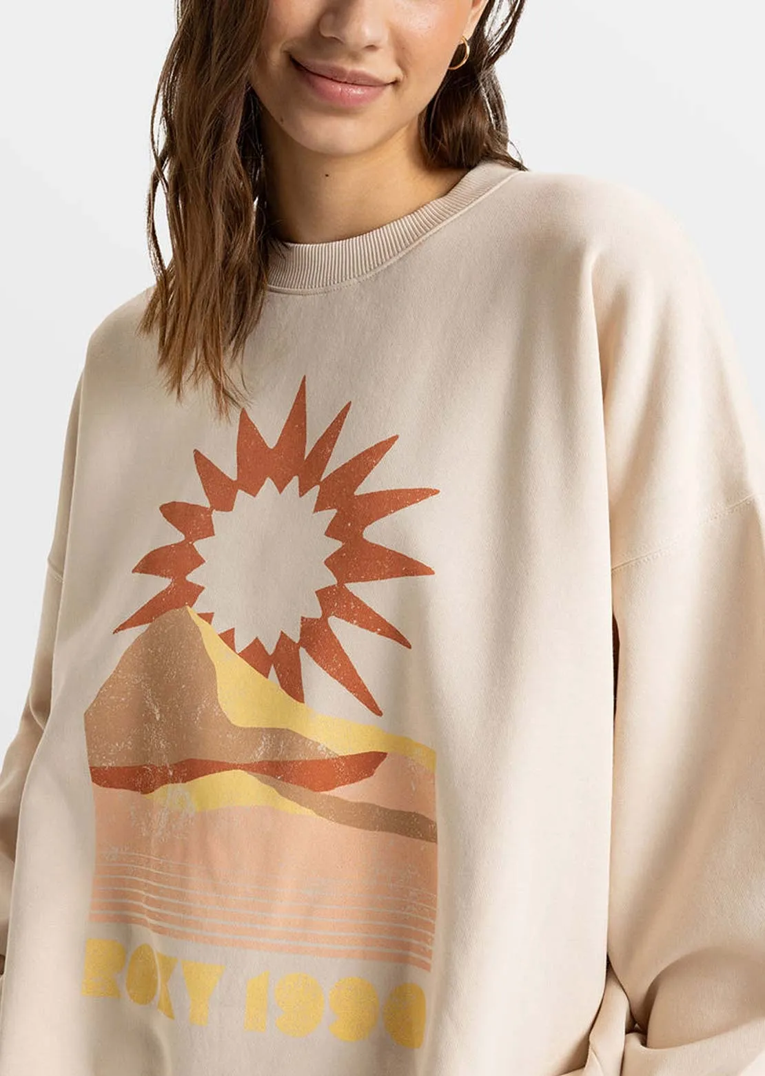 Roxy Women's Lineup Oversized Pullover Crewneck sold by Prfo product image thumbnail 5