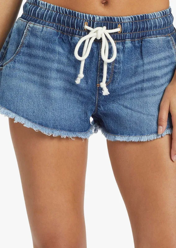 Roxy Women's Scenic Route Denim Shorts made by Roxy