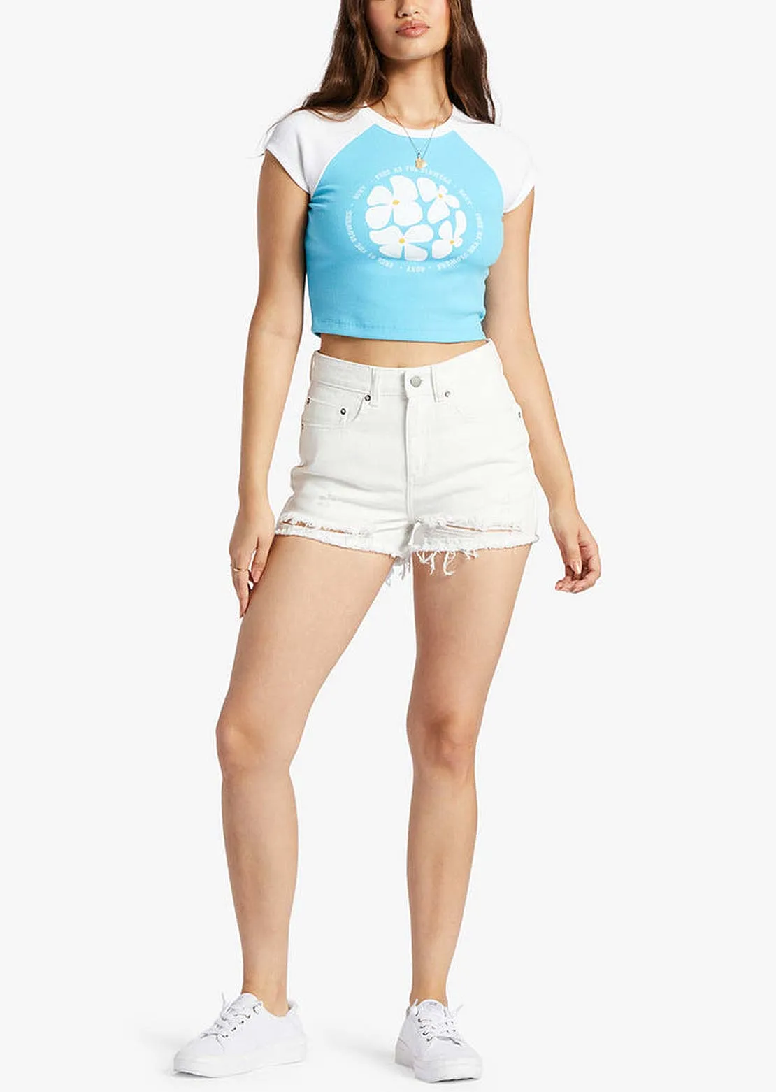Roxy Women's New Swell Denim Shorts sold by Prfo product image thumbnail 4