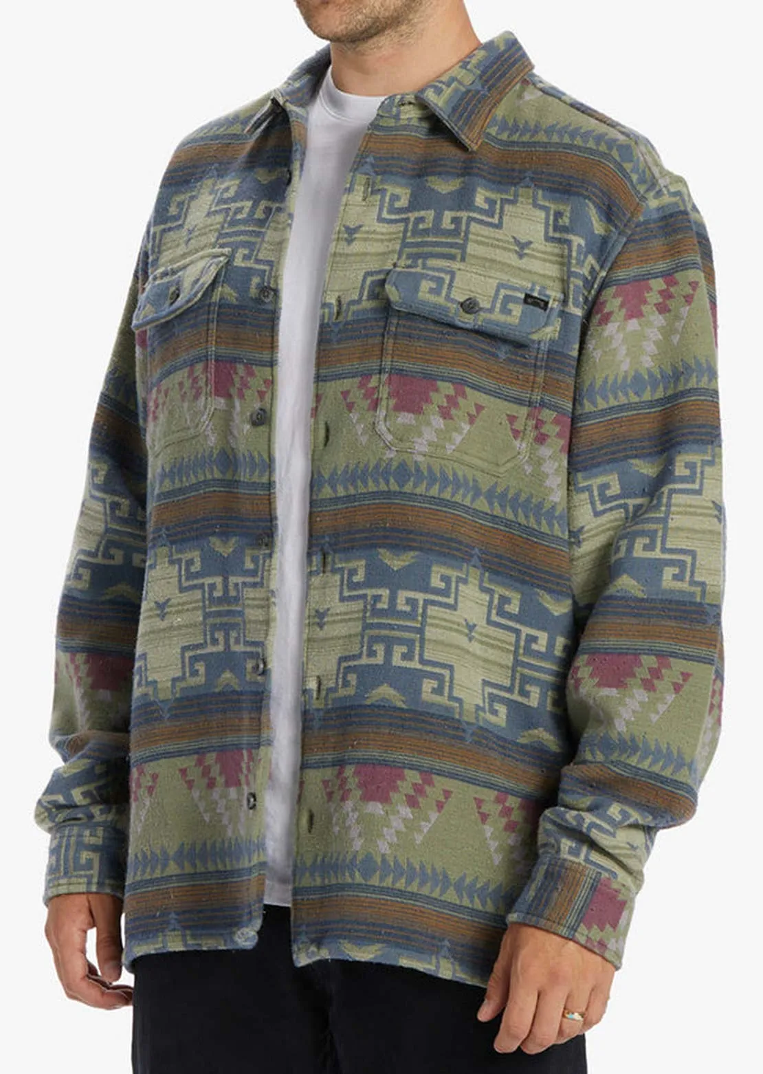 Billabong Men's Coastline Flannel Button Up Shirt sold by Prfo product image thumbnail 2