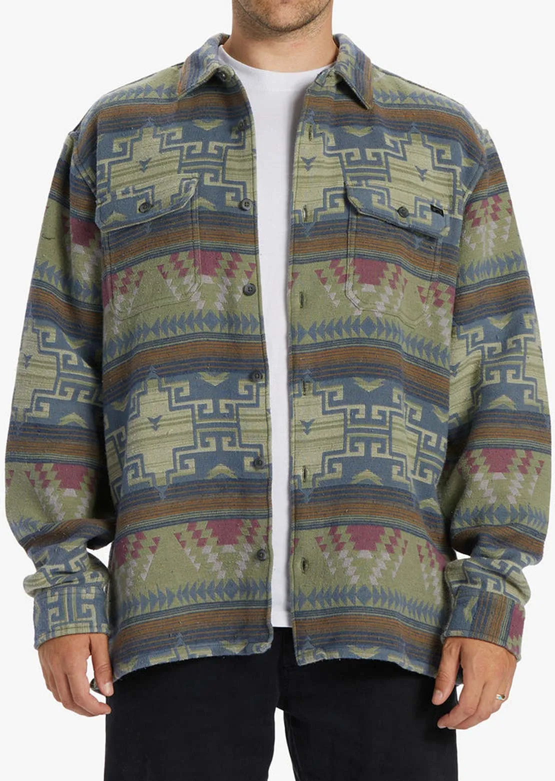 Billabong Men's Coastline Flannel Button Up Shirt sold by Prfo