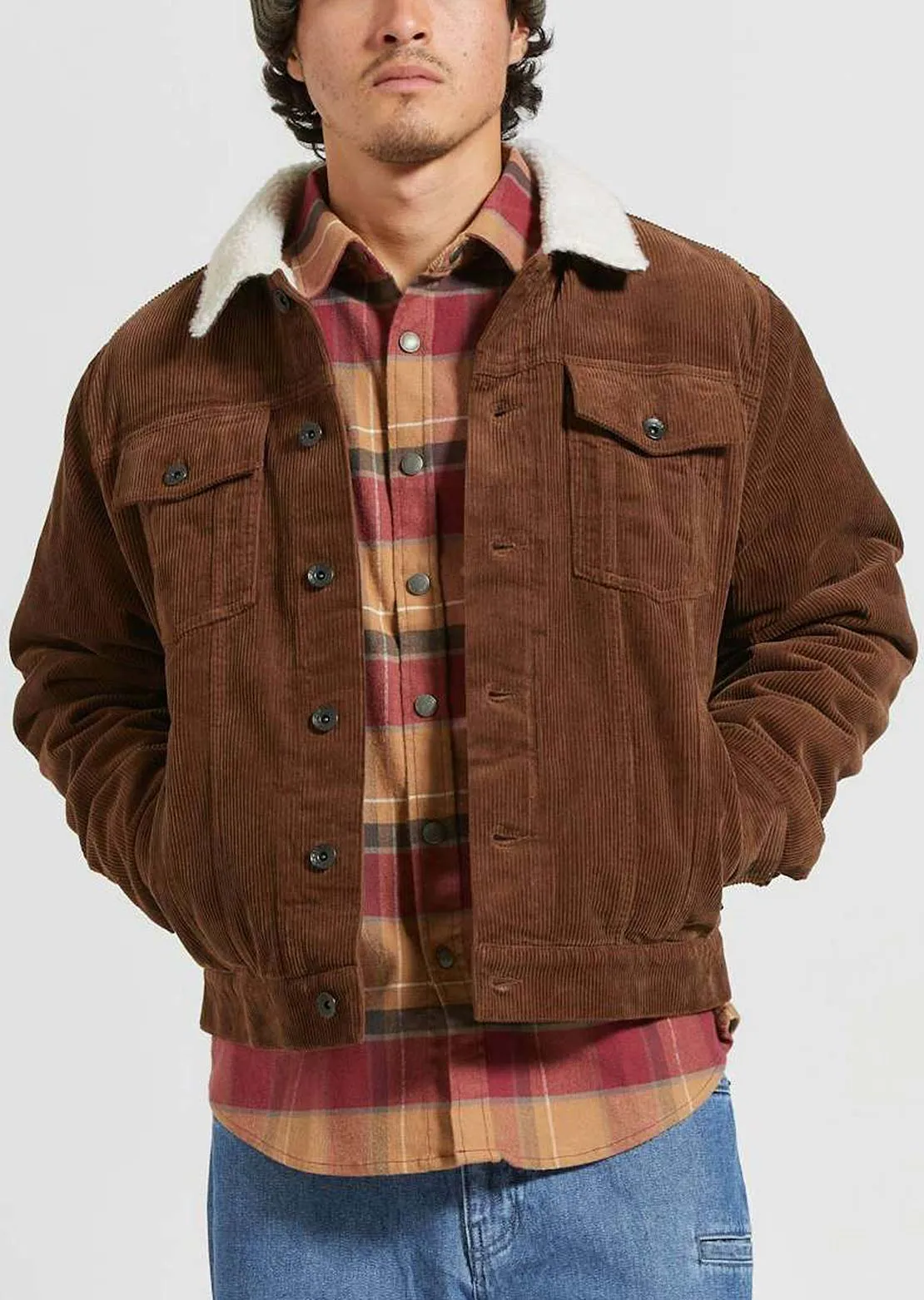 Brixton Men's Cable Lined Trucker Jacket sold by Prfo product image thumbnail 2