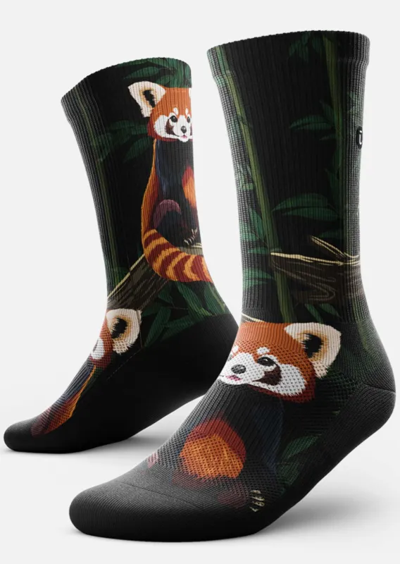 Outway Red Panda Crew Socks sold by Prfo