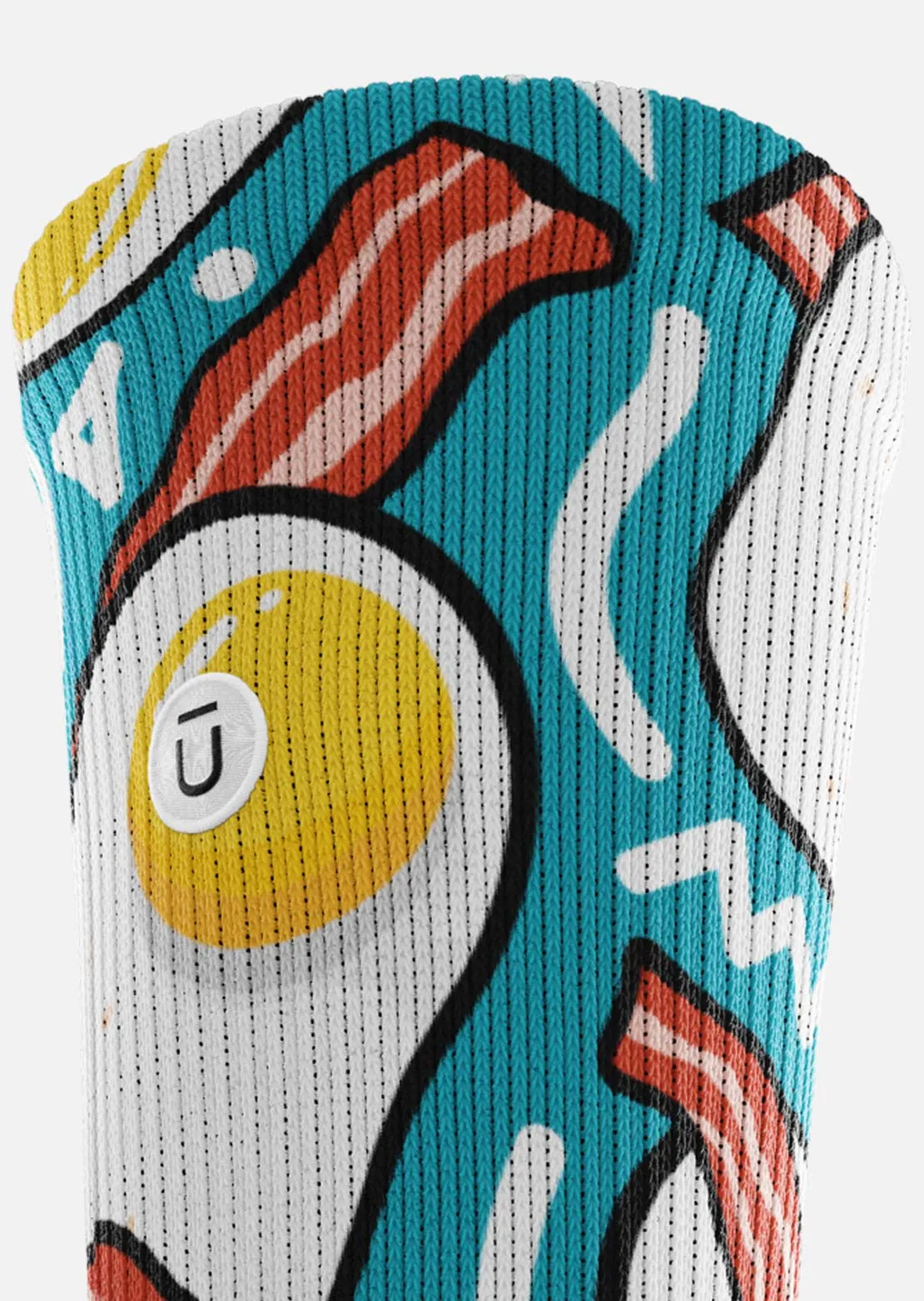 Outway Eggs 'N Bacon Crew Socks sold by Prfo product image thumbnail 5