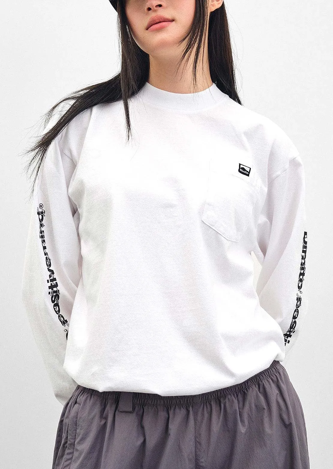 Dimito Unisex Flower Pocket 6.5oz Long Sleeve sold by Prfo product image thumbnail 3