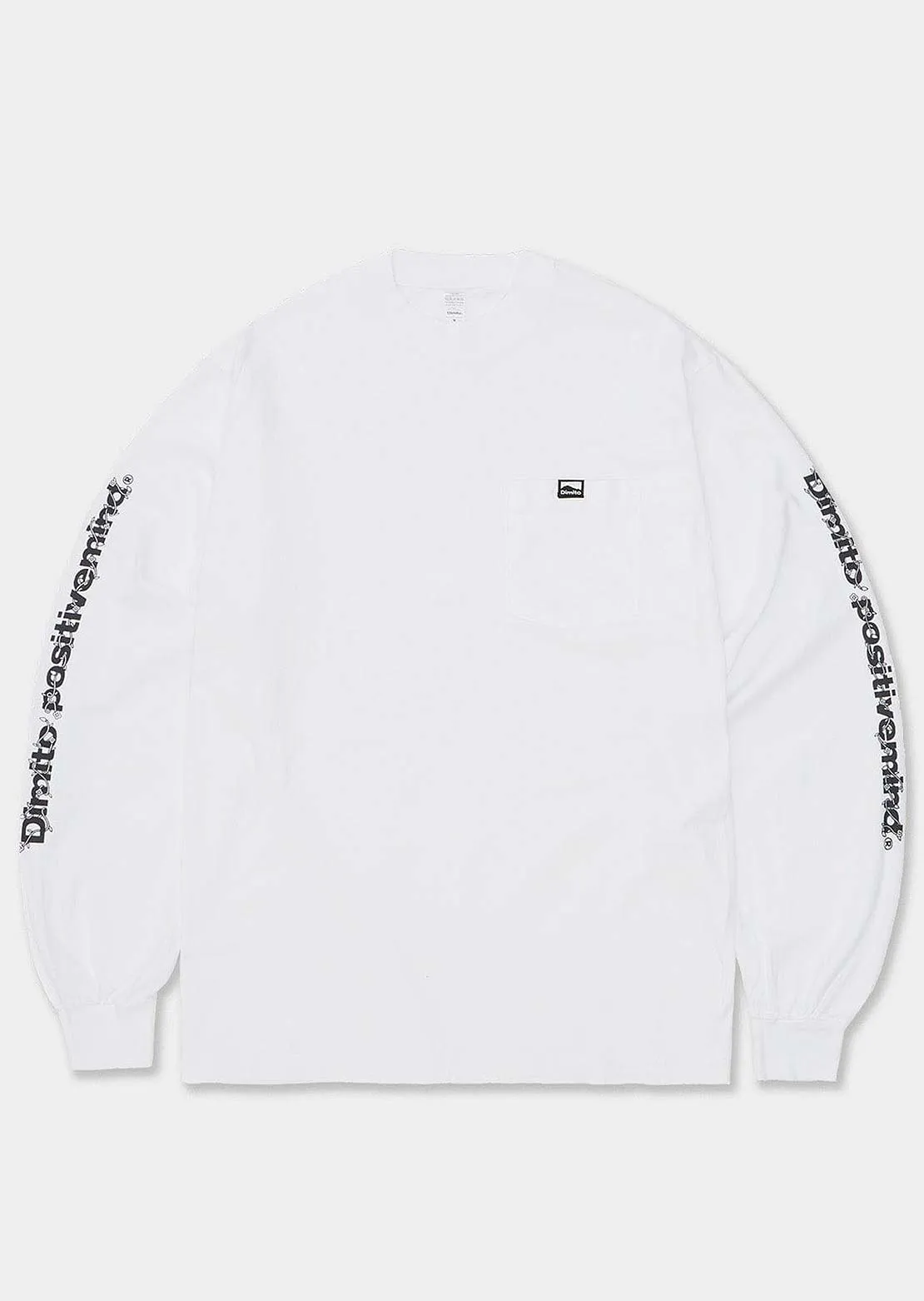 Dimito Unisex Flower Pocket 6.5oz Long Sleeve sold by Prfo