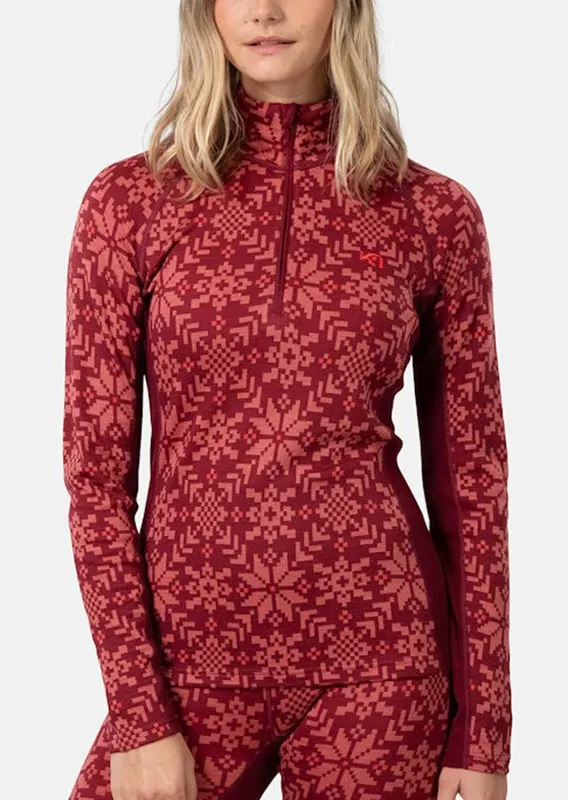 KARI TRAA Women's Edith Half Zip Long Sleeve sold by Prfo