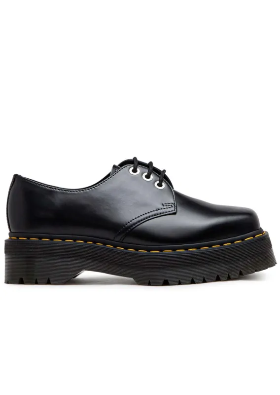 Dr.Martens Women's 1461 Quad Squared Polished Smooth Shoes sold by Prfo