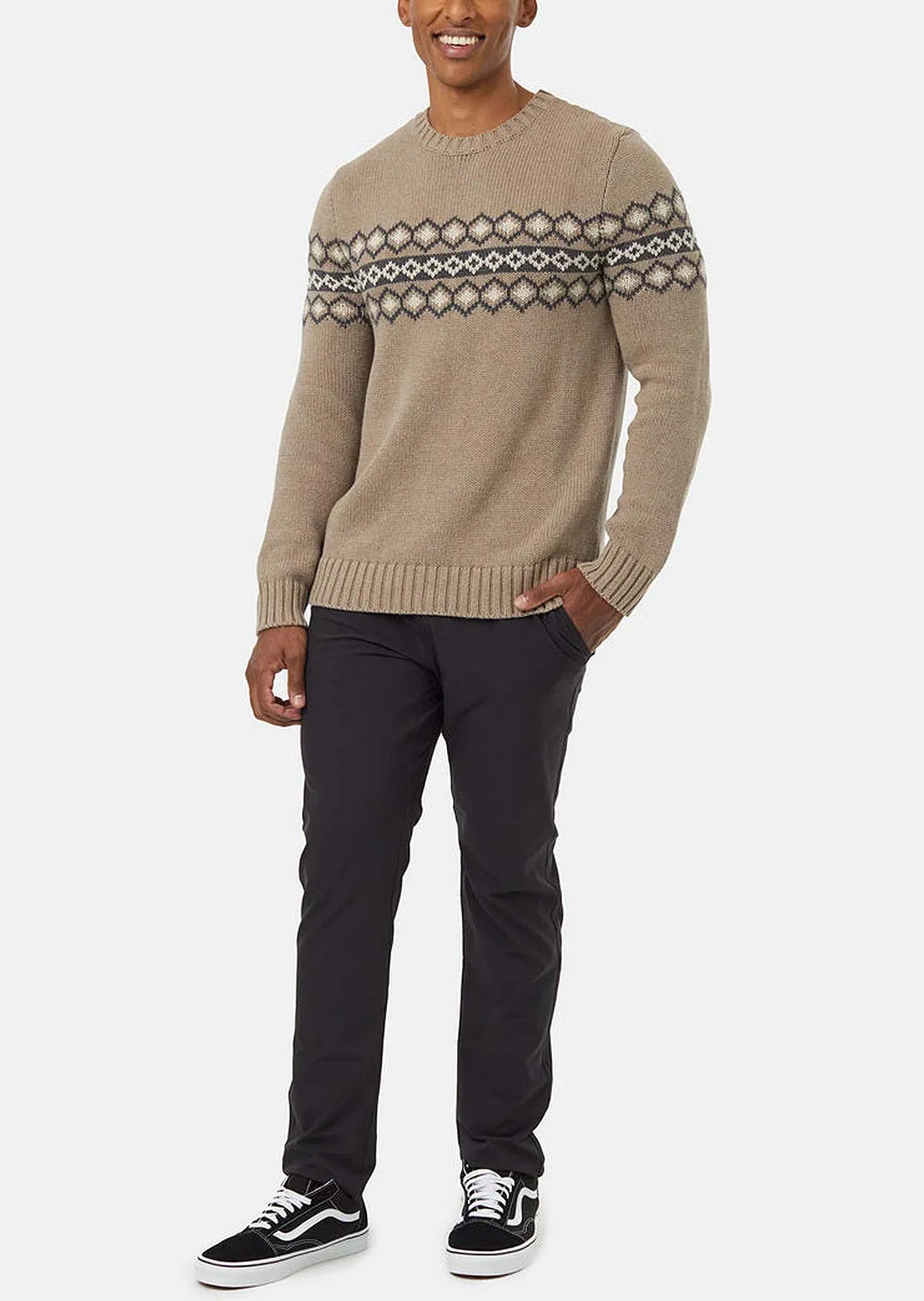 Tentree Men's Highline Intarsia Crew Sweater sold by Prfo product image thumbnail 3