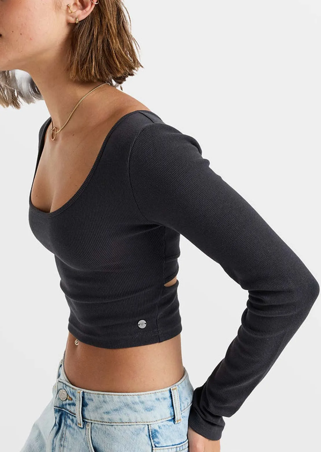 Roxy Women's Good Keepsake Long Sleeve RIB Knit Top sold by Prfo product image thumbnail 2